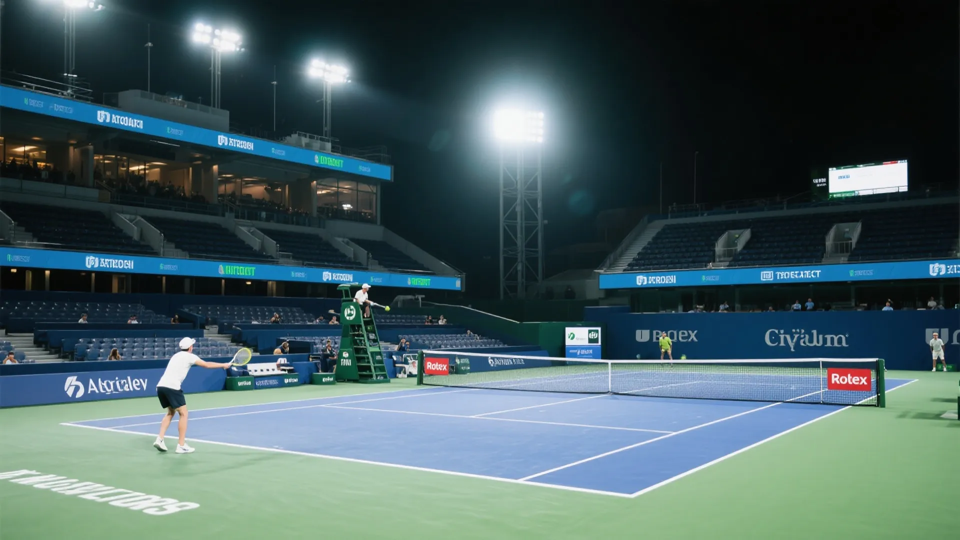 顶级网球赛事现场